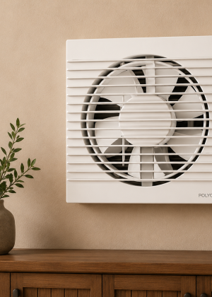 Fanora Freshner Axial Air Exhaust Fan, 150mm, High Speed, Noiseless, 100% Copper Winding, White