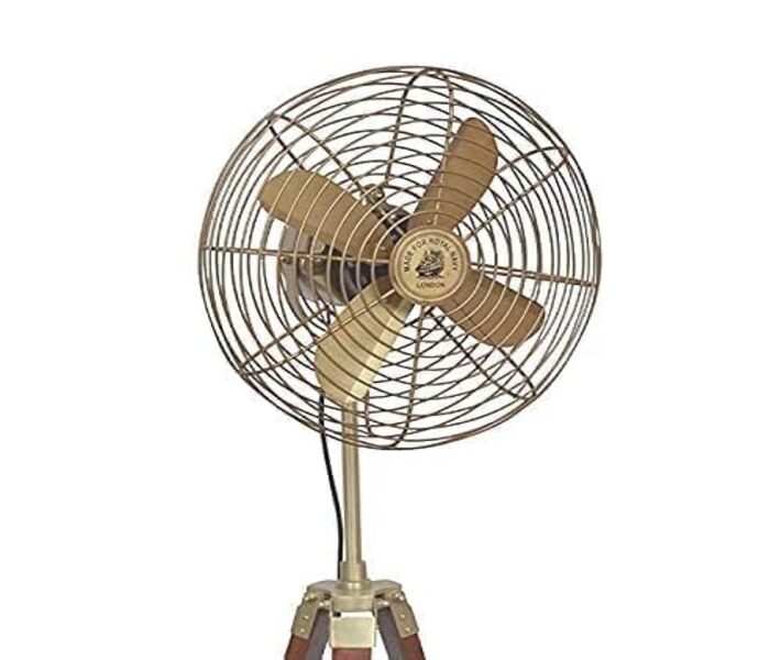 Luxury Vintage Tripod Floor Fan - Image 3