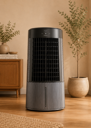 Fanora Duet-i Kitchen Cooling Personal fan with Ice chamber, Digital Display, Mood Lights